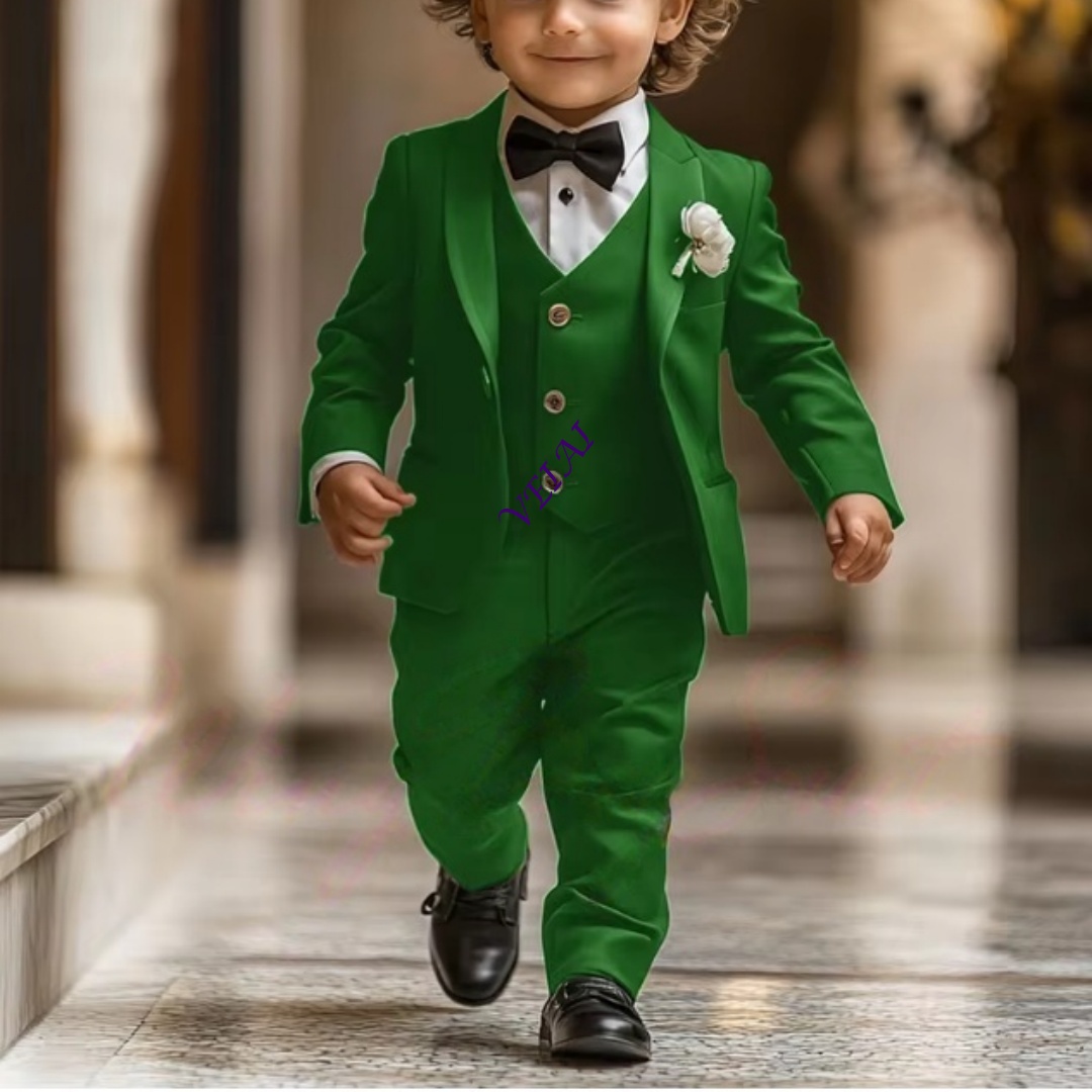 3 Piece Boy's Tuxedo Suit Set  - Mens Formal review and price