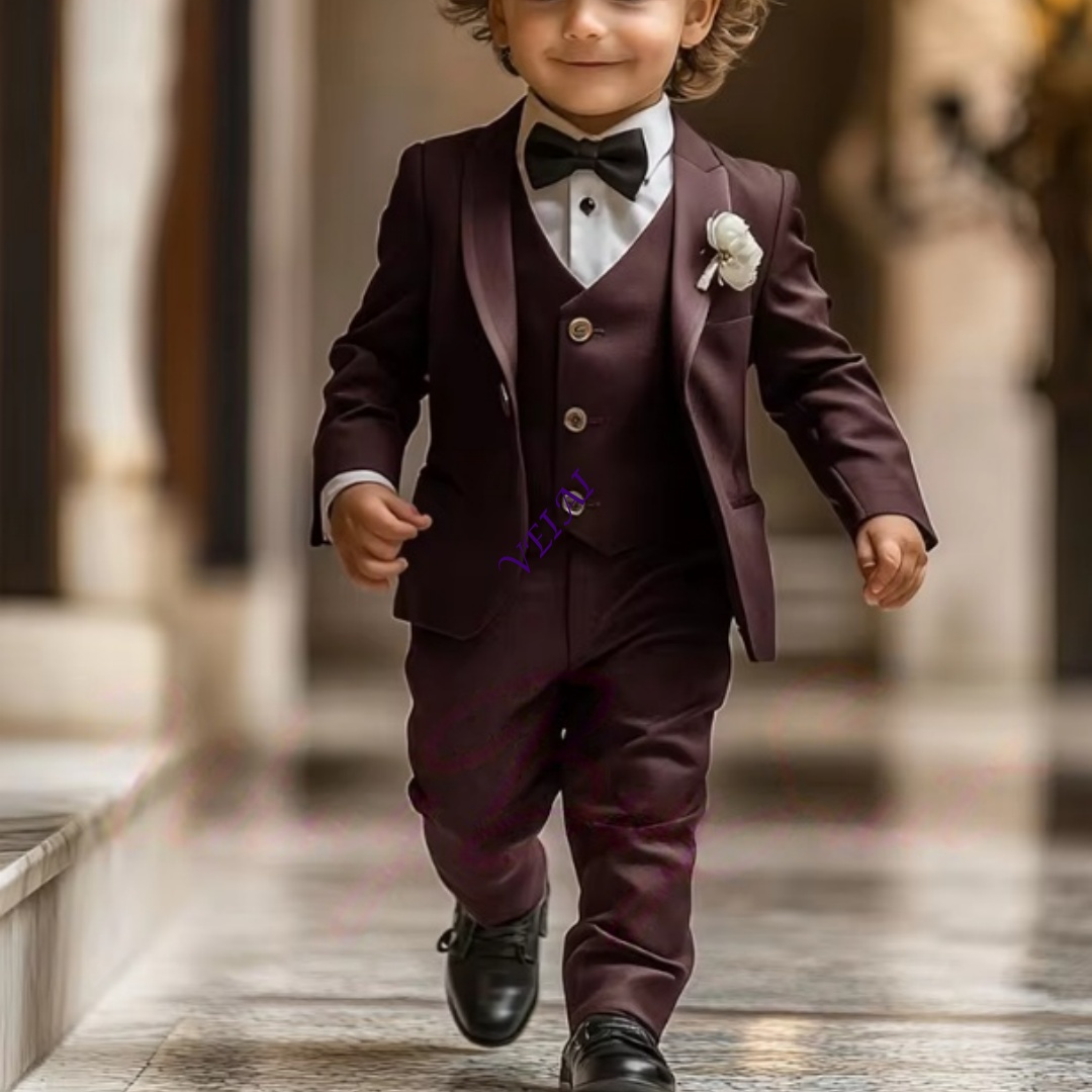 3 Piece Boy's Tuxedo Suit Set  - Mens Formal review and price
