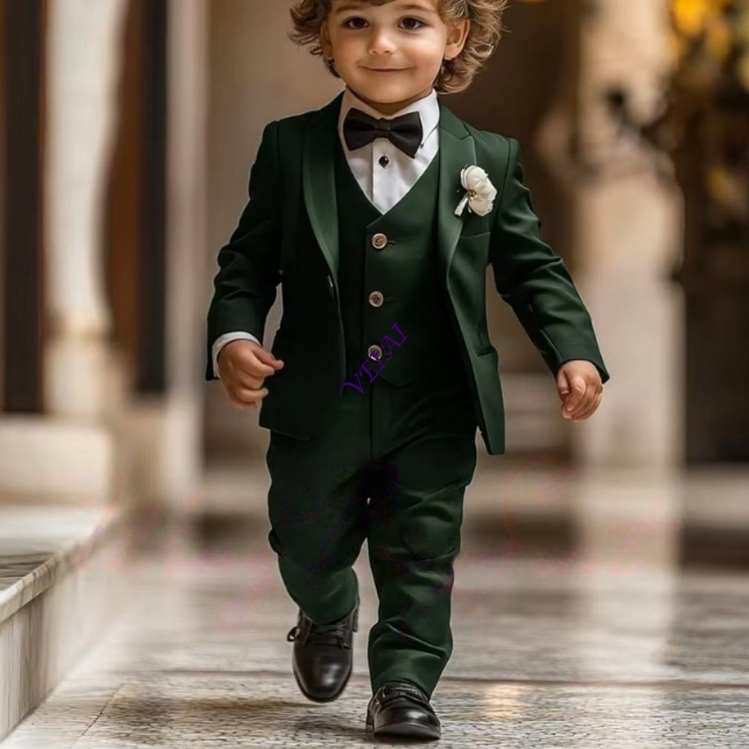 3 Piece Boy's Tuxedo Suit Set  - Mens Formal review and price