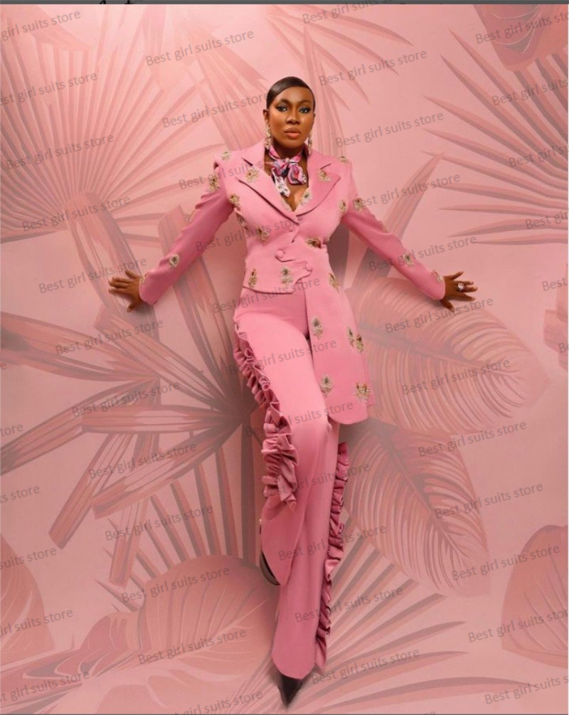 Pink Wedding Women Suit Set Bl - Men'S Formal Wear For Wedding Guest review and price