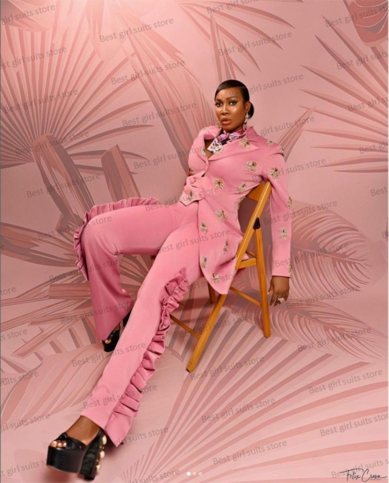 Pink Wedding Women Suit Set Bl - Men'S Formal Wear For Wedding Guest review and price