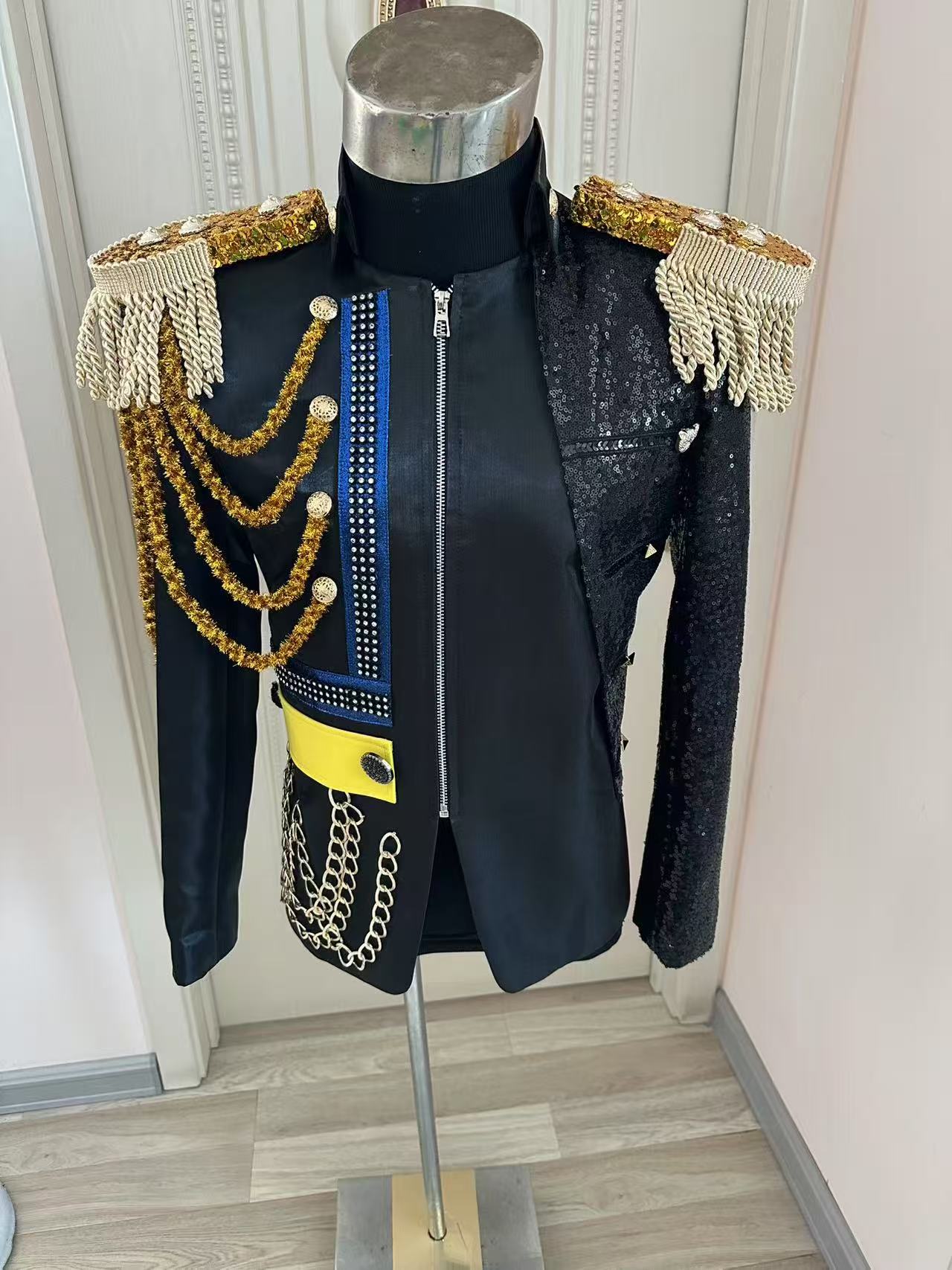 New Men Tassel Royal Jacket We - Men Formal Wear Wedding review and price