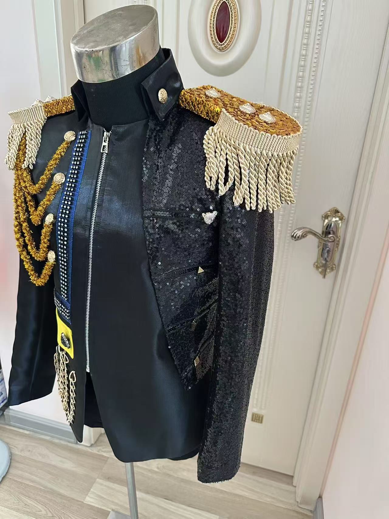 New Men Tassel Royal Jacket We - Men Formal Wear Wedding review and price