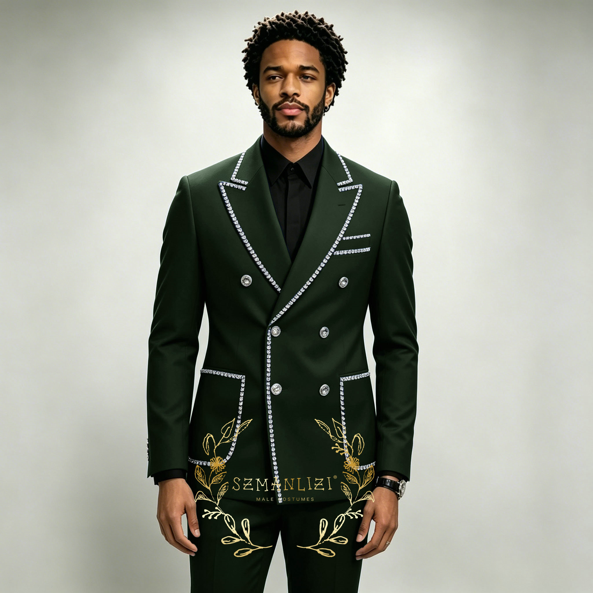 Luxury Men's Suits 2 Pieces Ro - Men Formal Wear Wedding review and price