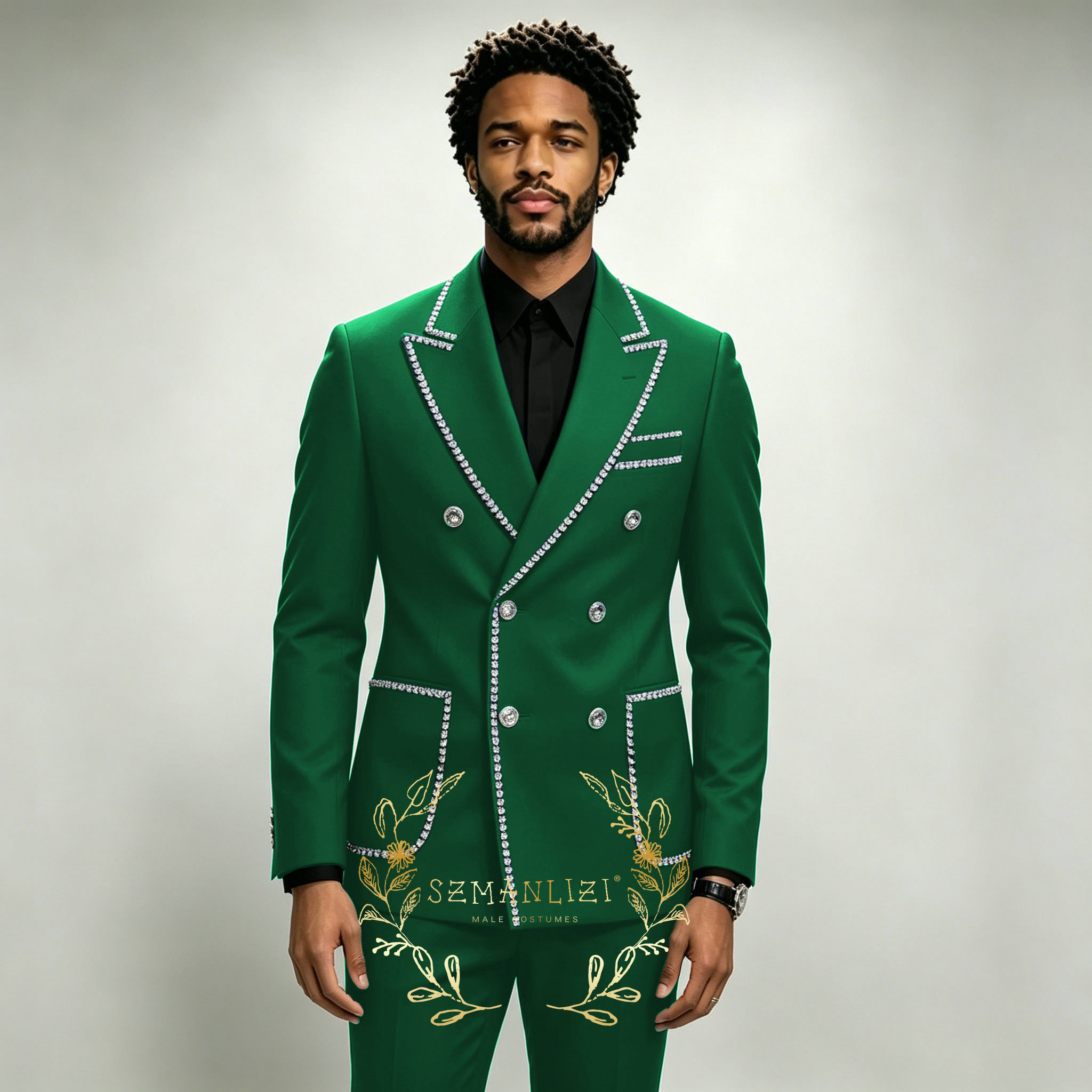 Luxury Men's Suits 2 Pieces Ro - Men Formal Wear Wedding review and price