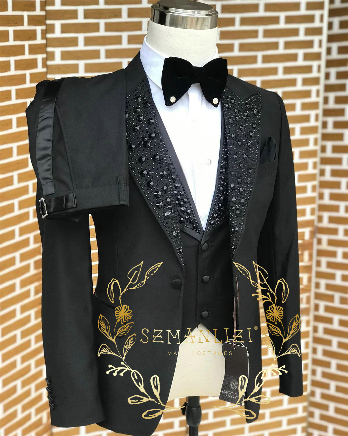 Black Men Suits Luxury Stone C - Men Formal Wear Wedding review and price