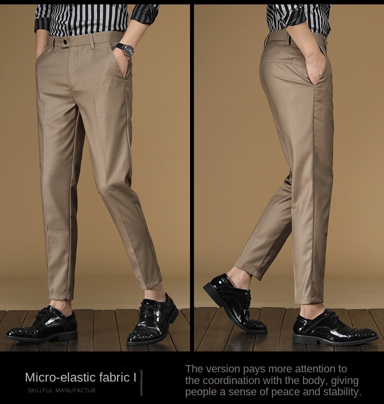 Summer Suit Pants Men Red Blac - Men Formal Wear Summer review and price