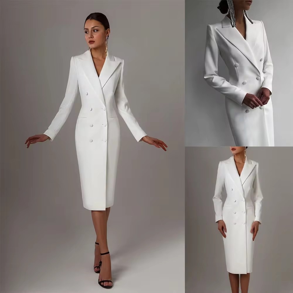 Autumn White Double Breasted W - Men Formal Wear Wedding Guest review and price
