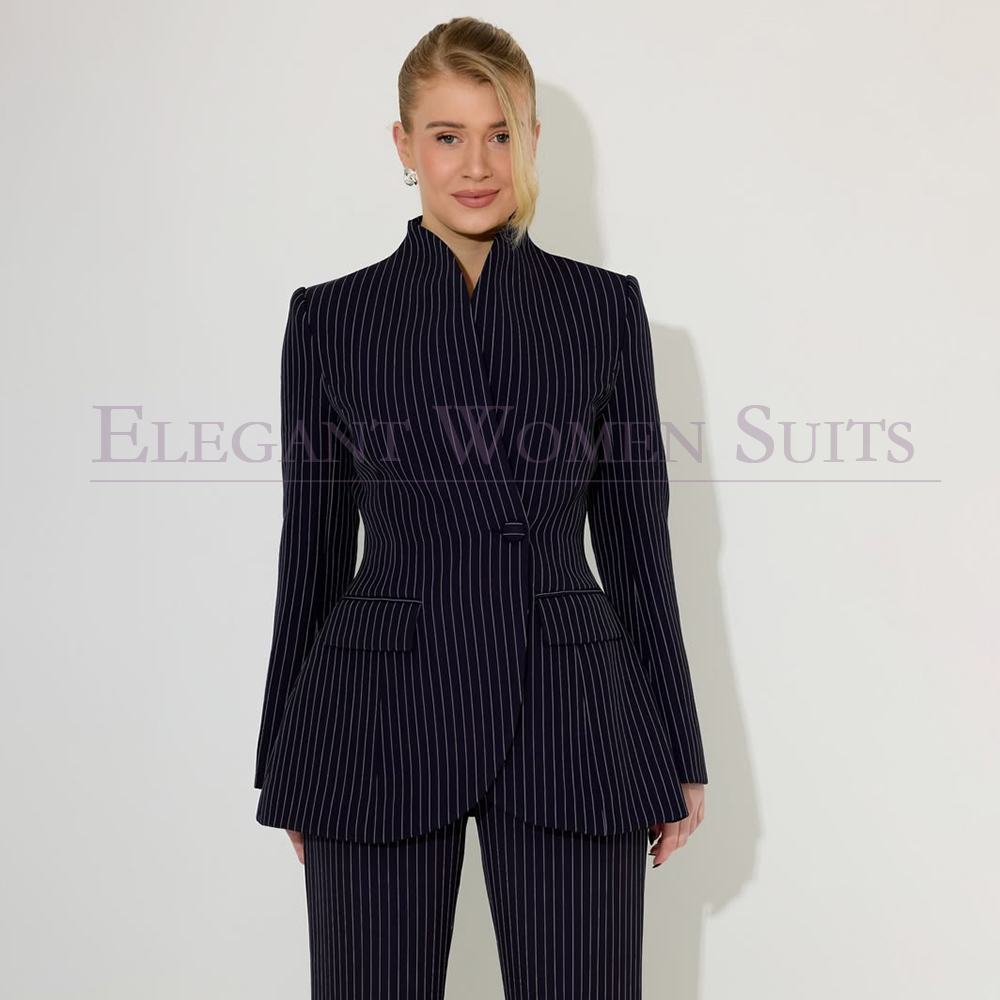 Black Pinstripe Men's Suits Fo - Men Formal Wear All Black review and price