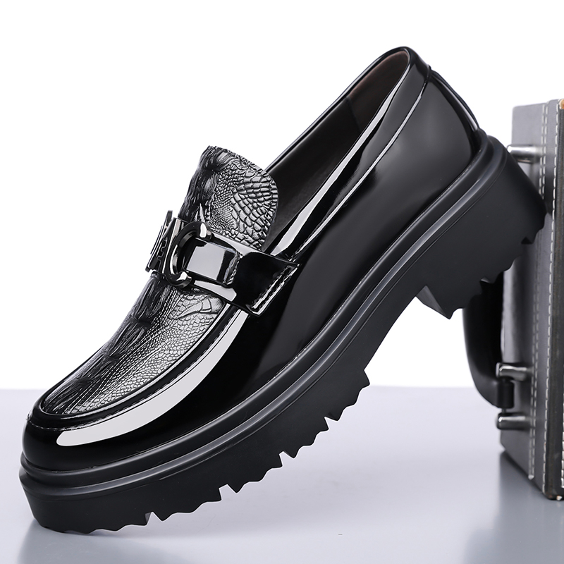 Men Leather Shoes Spring Briti - Formal Men Daily Wear Footwear review and price