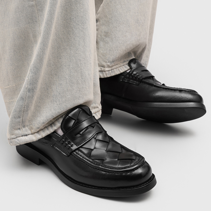 Men handmade woven penny loafe - Men Formal Wear Summer review and price