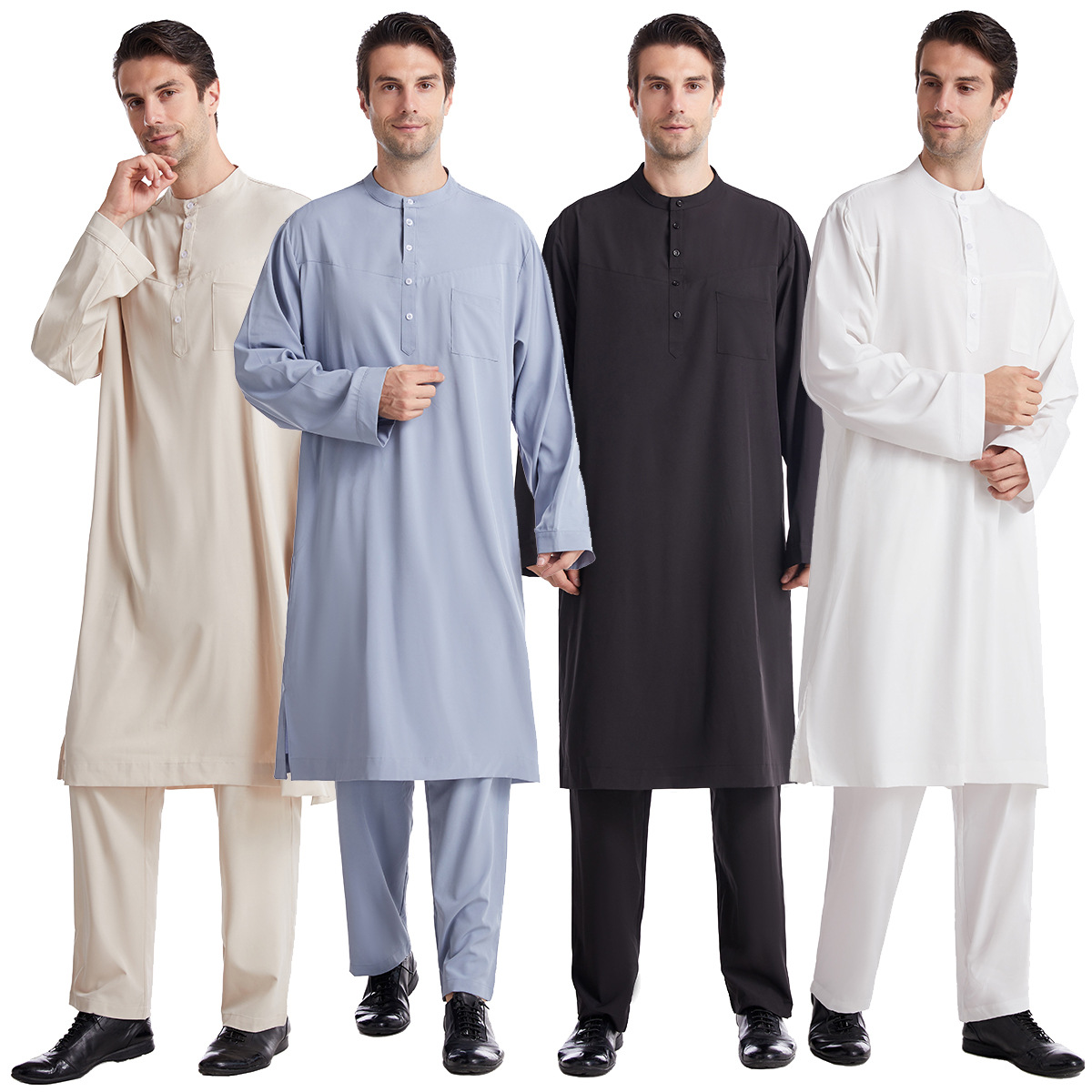 Muslim Men Jubba Thobe 2 Pice  - Arabic Formal Wear Men review and price