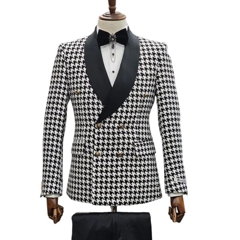 Vintage Men's Suits Chic 2Piec - Men Formal Wear Wedding Guest review and price