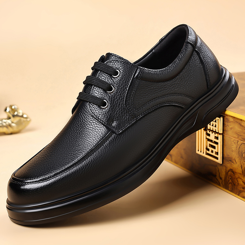 Men Leather Lace Up Oxford Sho - Formal Men Daily Wear Footwear review and price