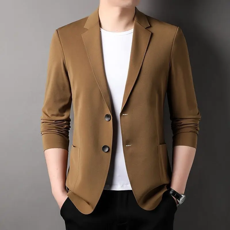 New Summer Men Thin Blazers Bu - Men Formal Wear Summer review and price