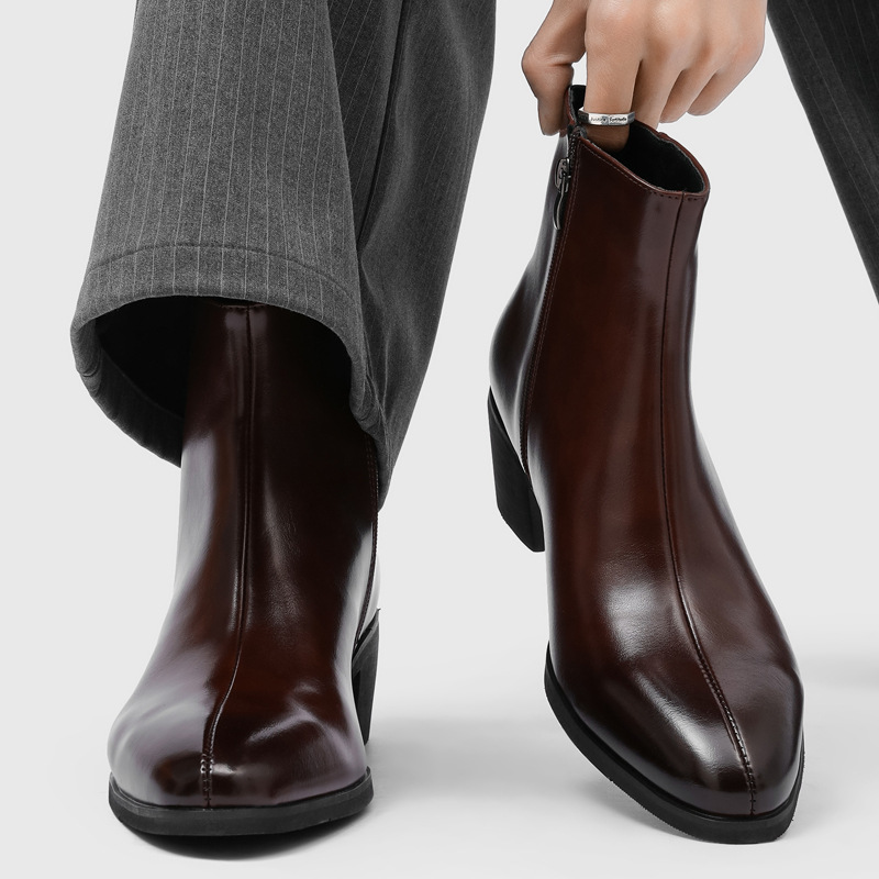New Vintage British Men Leathe - Men Formal Wear With Boots review and price