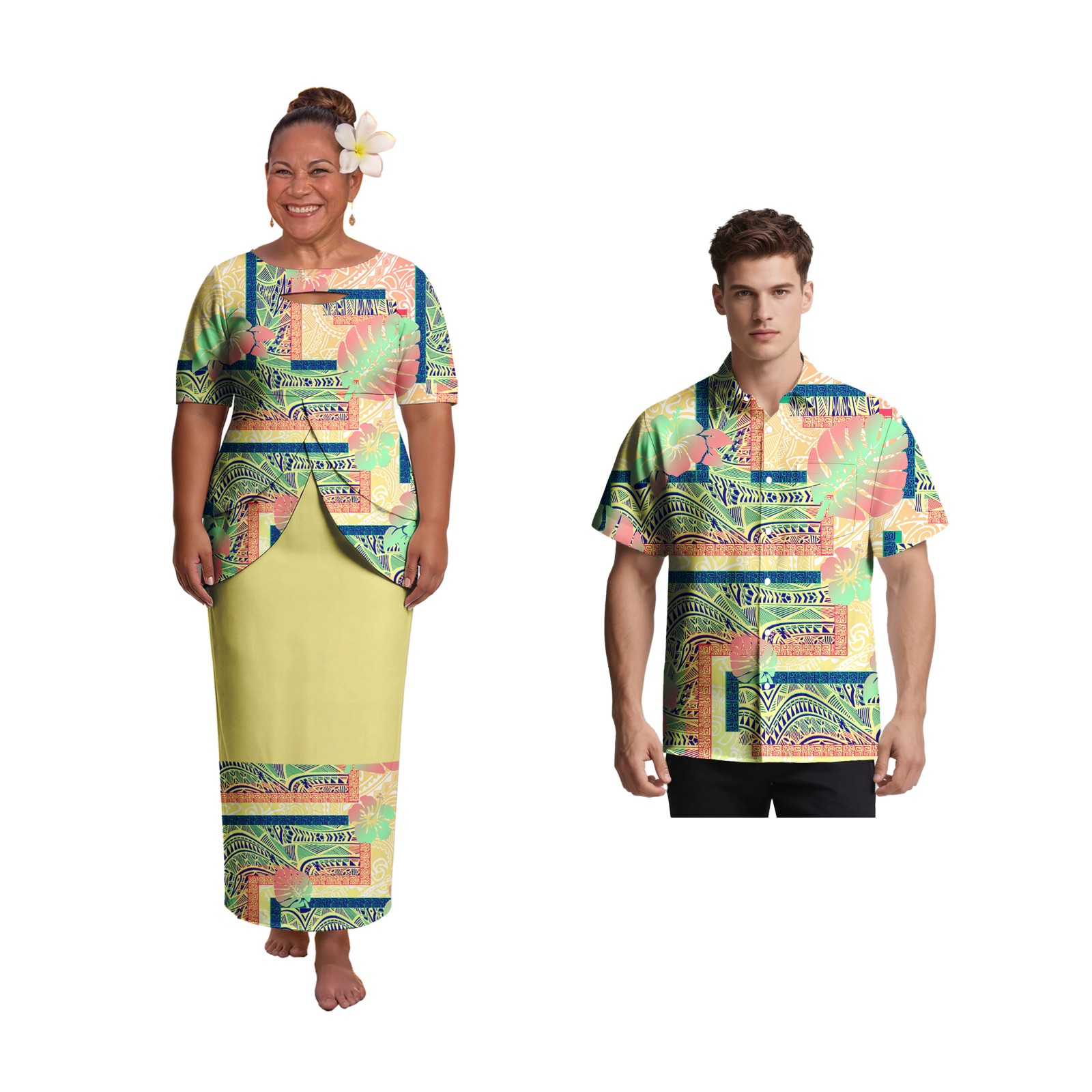 Beach Samoan Puletasi Elegant  - Men'S Hawaiian Formal Wear review and price