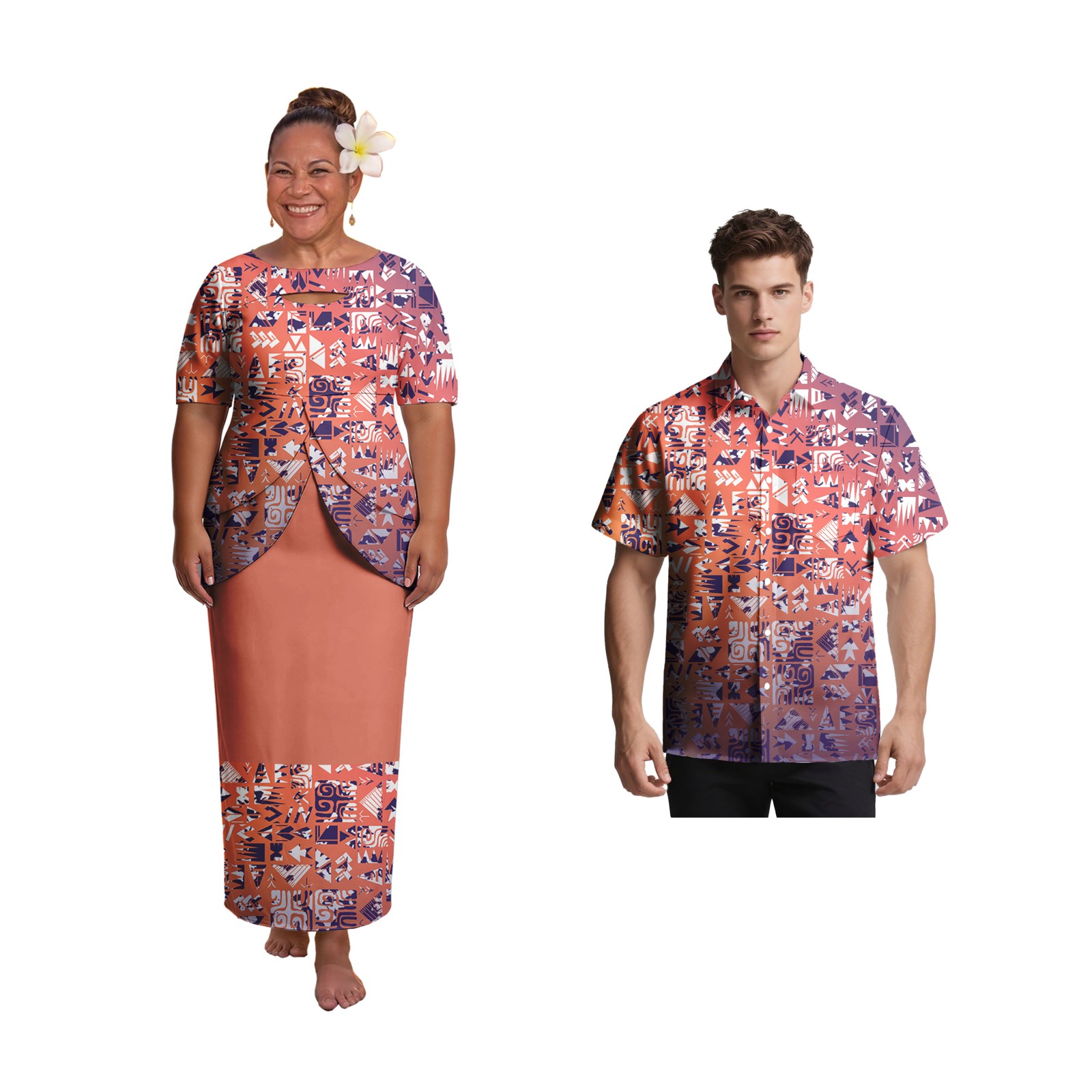 Beach Samoan Puletasi Elegant  - Men'S Hawaiian Formal Wear review and price