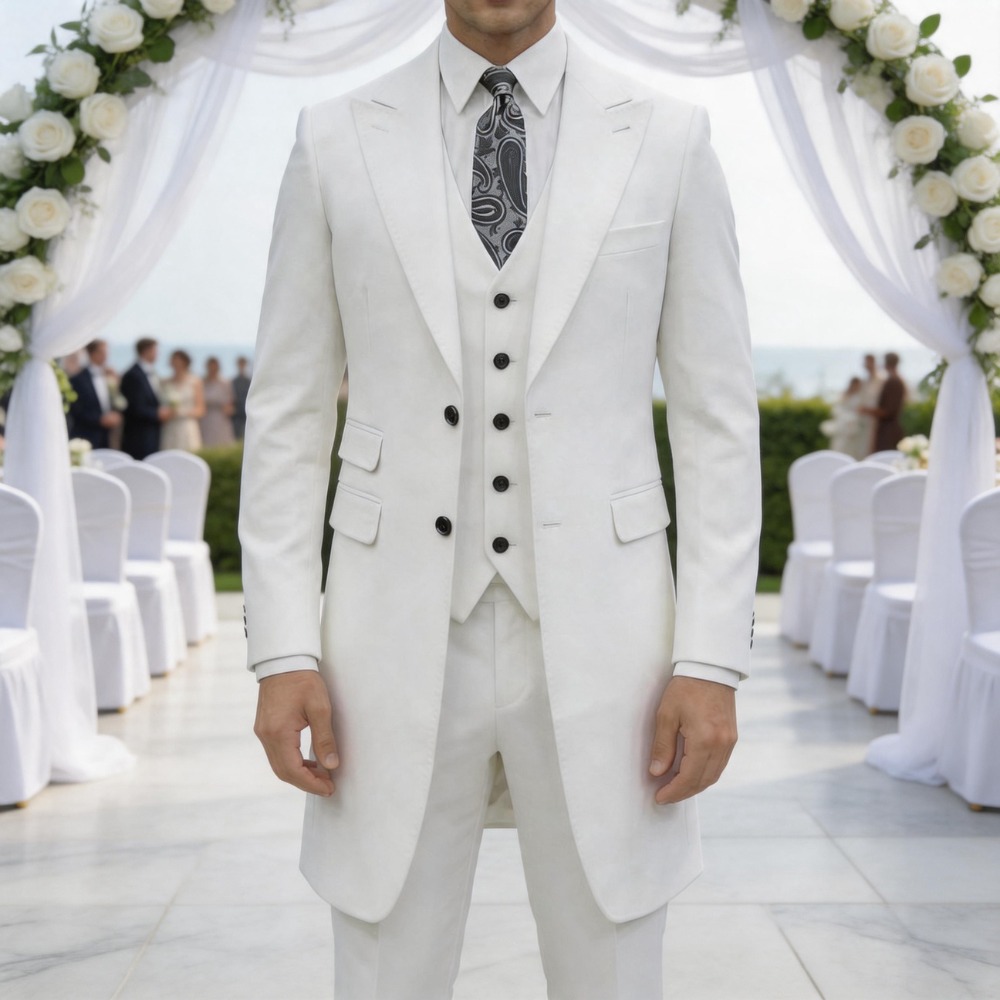Slim Fit 3 Pieces Formal Men S - Men Formal Wear Summer review and price
