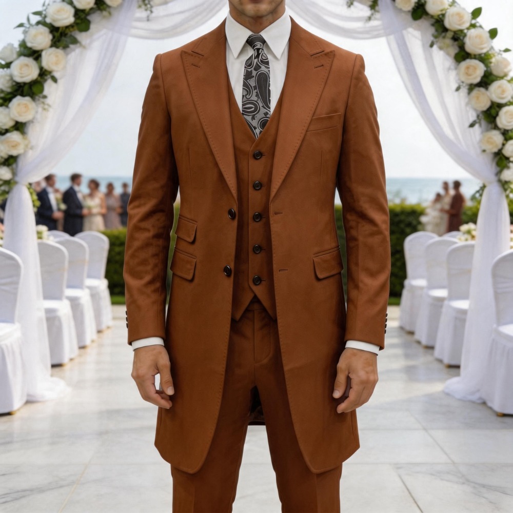 Slim Fit 3 Pieces Formal Men S - Men Formal Wear Summer review and price