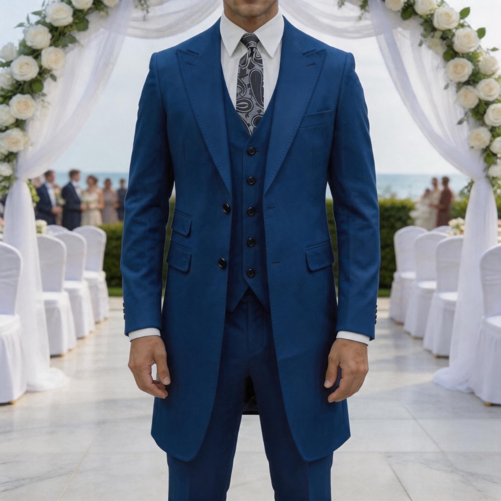 Slim Fit 3 Pieces Formal Men S - Men Formal Wear Summer review and price