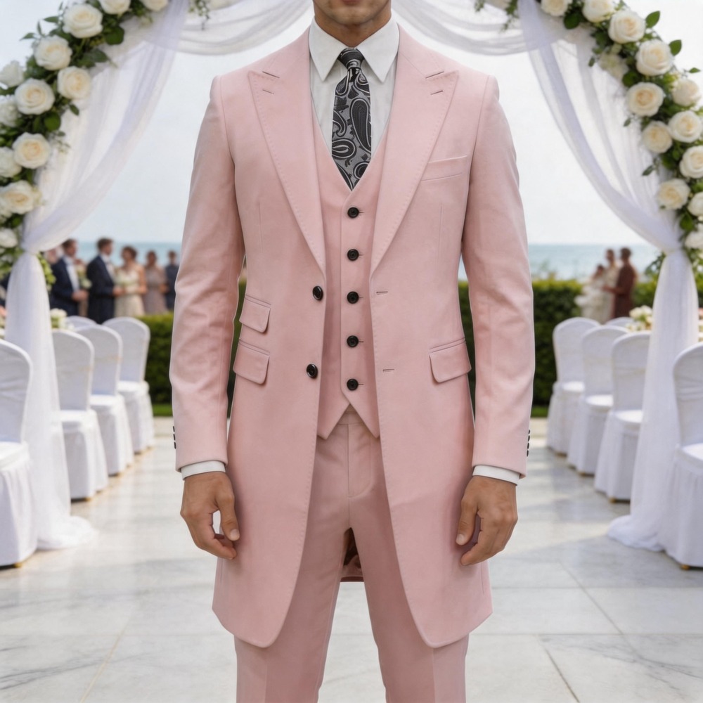 Slim Fit 3 Pieces Formal Men S - Men Formal Wear Summer review and price