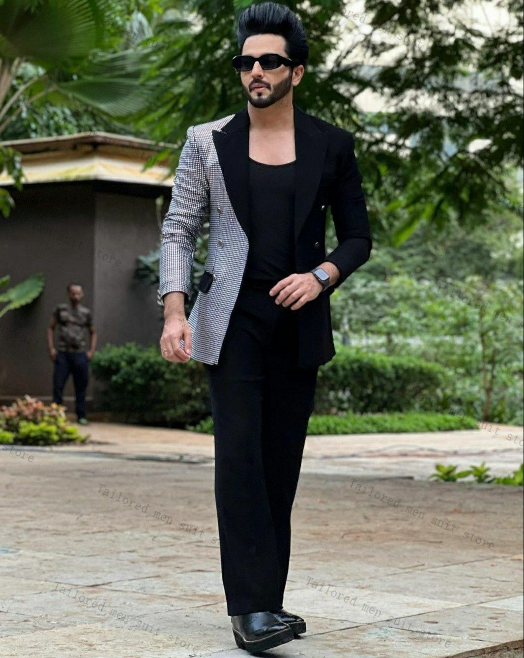 Black Men Suits Set 2 Pieces C - Men Formal Wear Wedding Guest review and price
