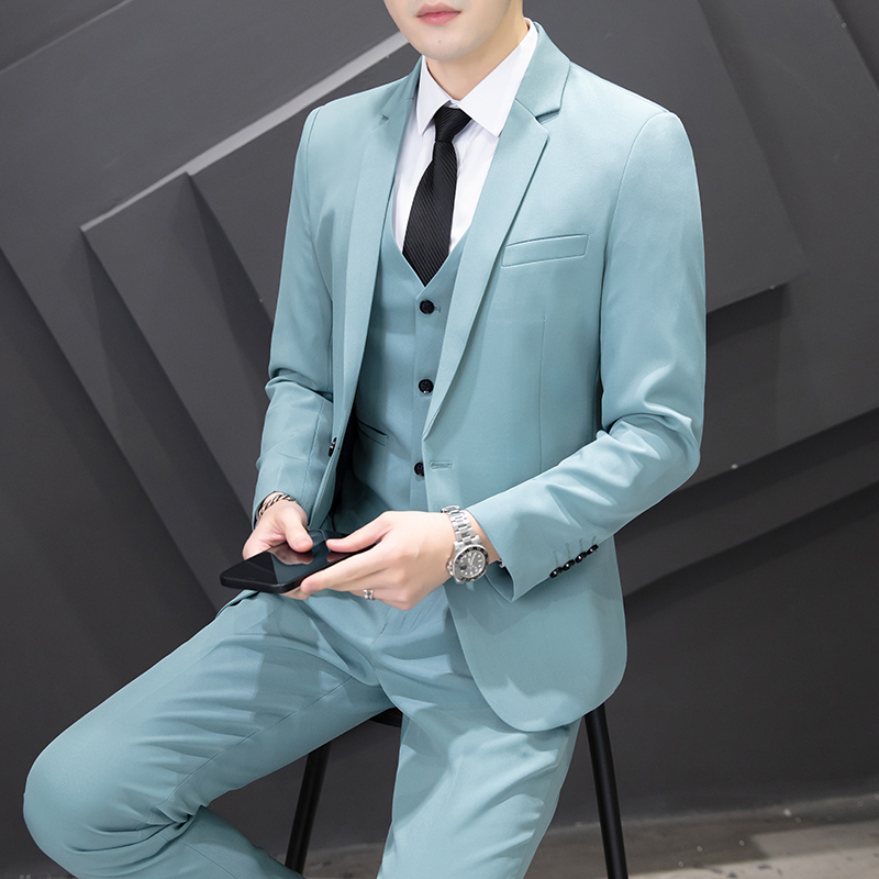 Men's Three-Piece Suit Set Fas - Men Formal Wear Wedding review and price