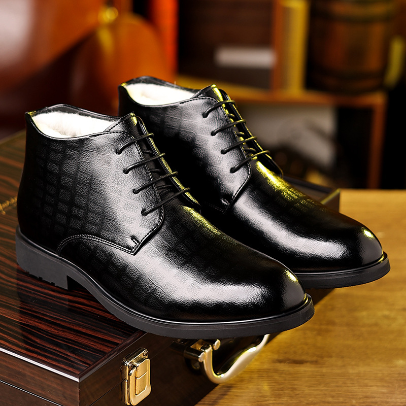 Men's British Style 2025 Winte - Men Formal Wear With Boots review and price