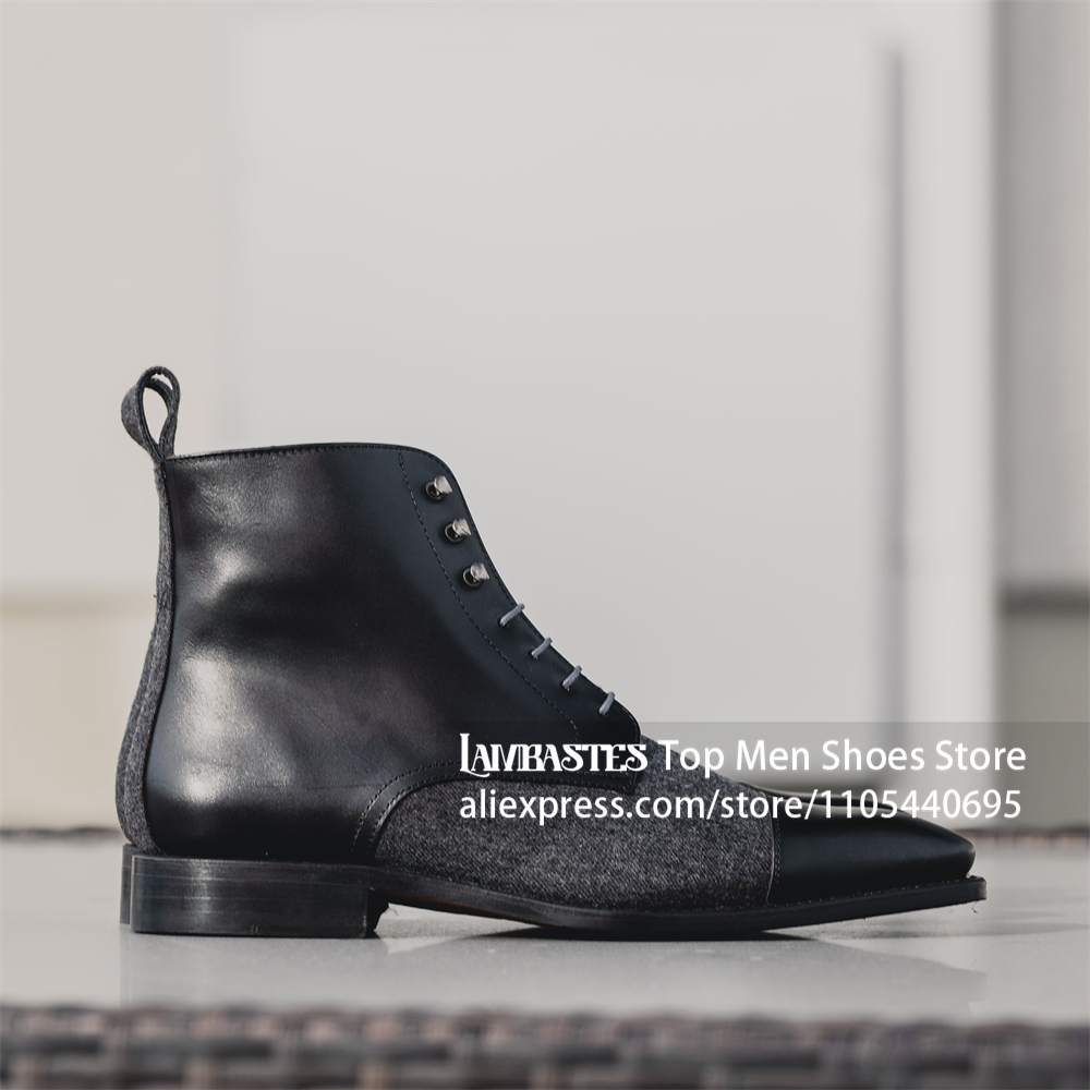 Men's Cap Toe Leather Splicing - Men'S Formal Style review and price