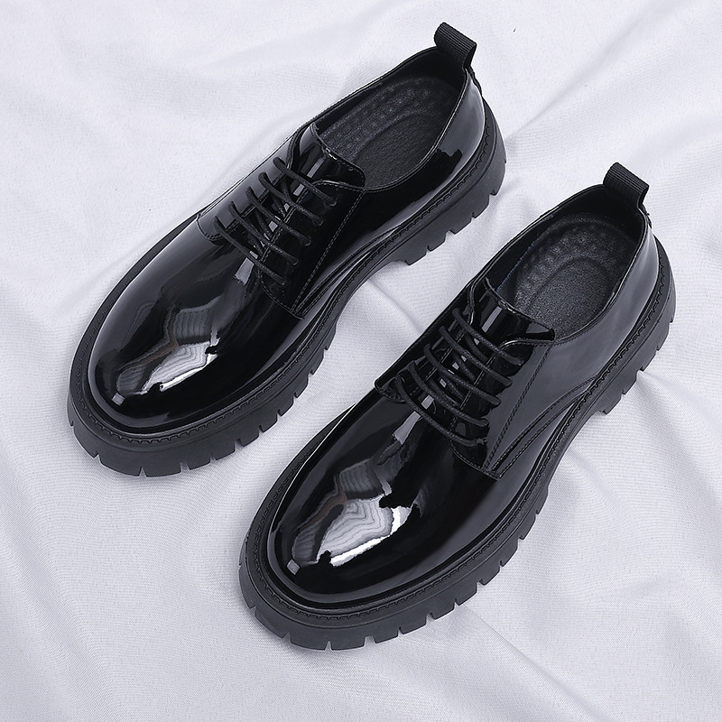 Mens Black Patent Leather Lace - Men Formal Wear All Black review and price
