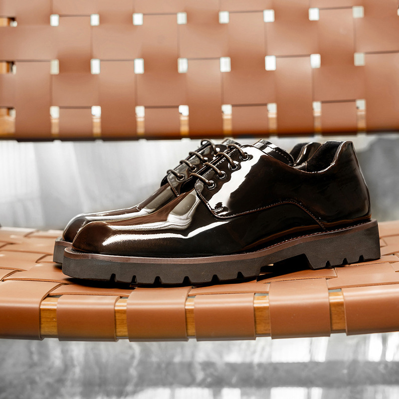 Elegant leather shoes for men, - Korean Men Formal Wear review and price