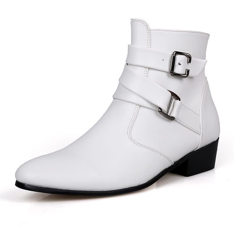 Luxury Men Boots Leather Chels - Men'S Formal Style review and price