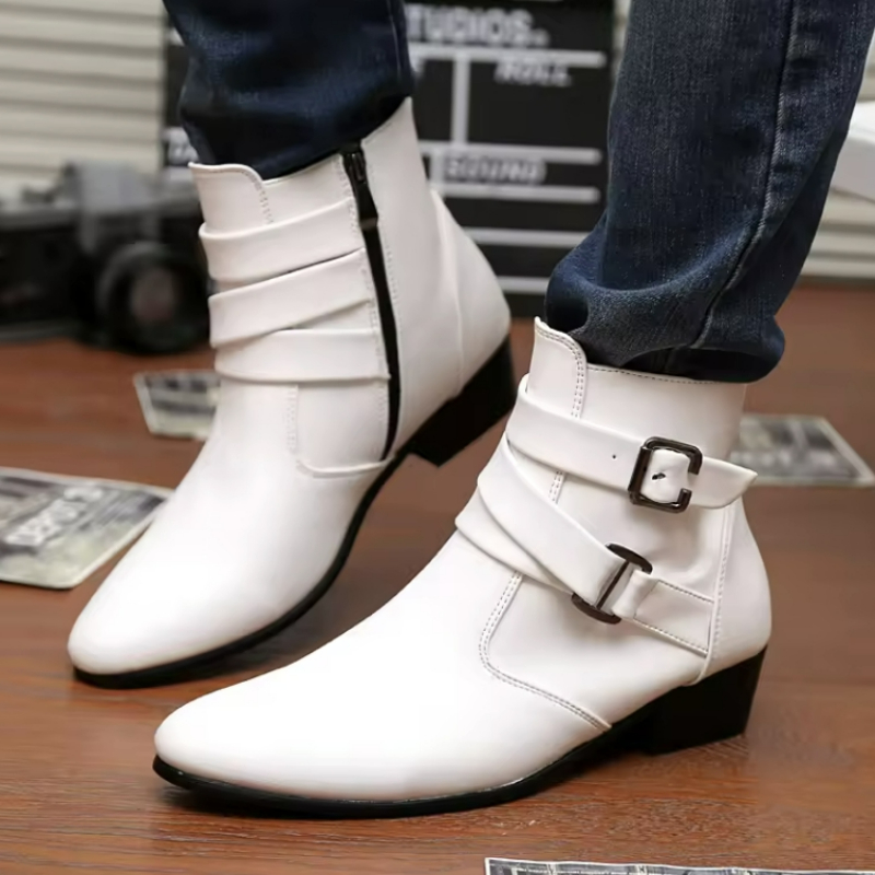 Luxury Men Boots Leather Chels - Men'S Formal Style review and price