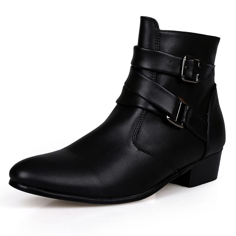 Luxury Men Boots Leather Chels - Men'S Formal Style review and price