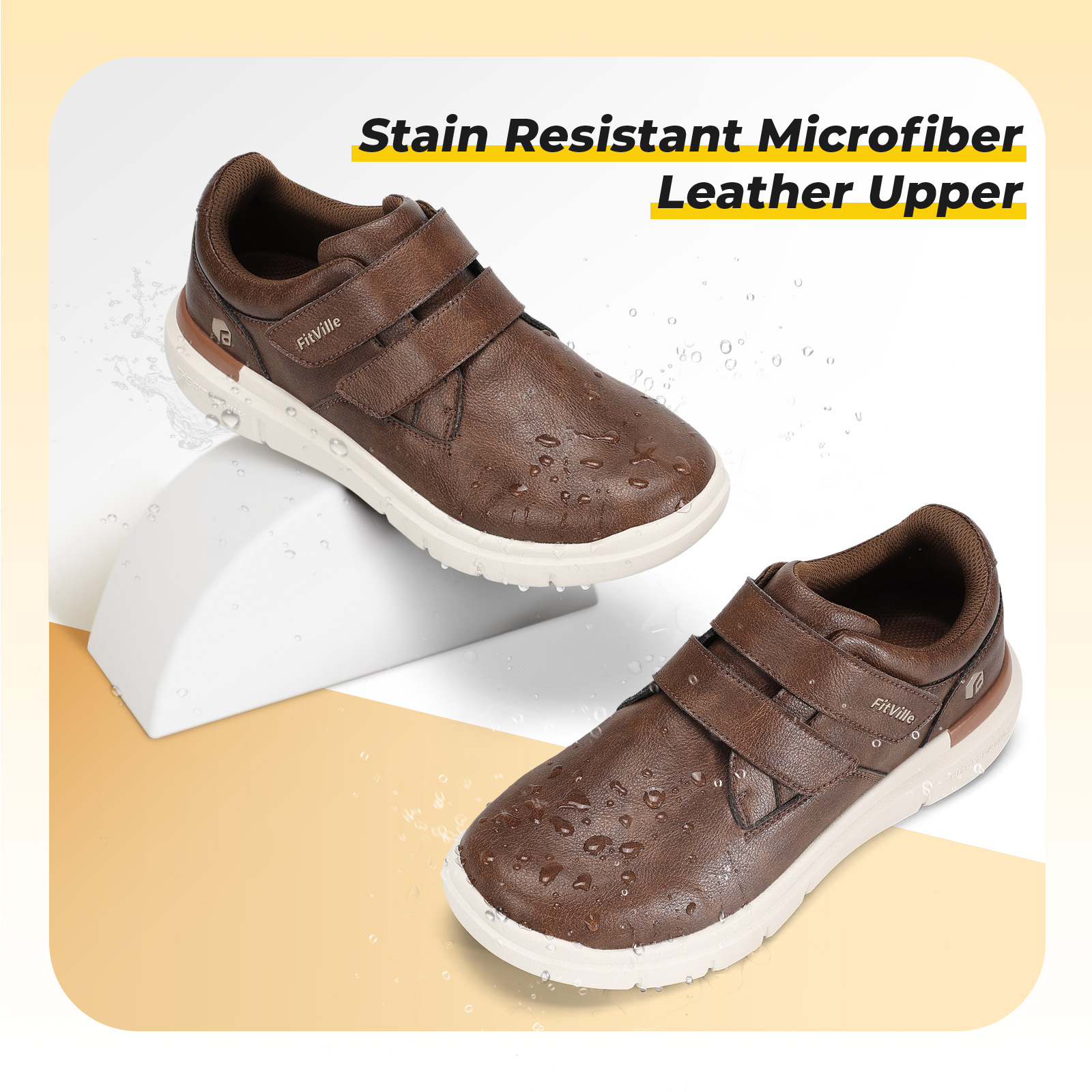 FitVille Wide Diabetic Shoes D - Formal Men Daily Wear Footwear review and price