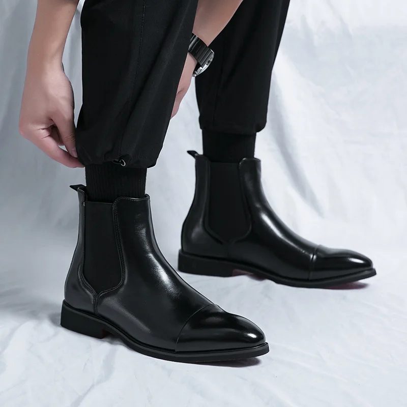 Men's Boots Business Ankle Boo - Men Formal Wear With Boots review and price