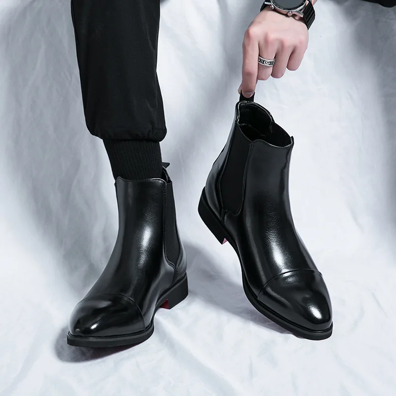 Men's Boots Business Ankle Boo - Men Formal Wear With Boots review and price