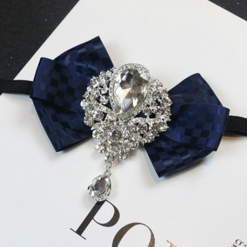 Men's Wedding Rhinestone Bow T - Korean Men Formal Wear review and price