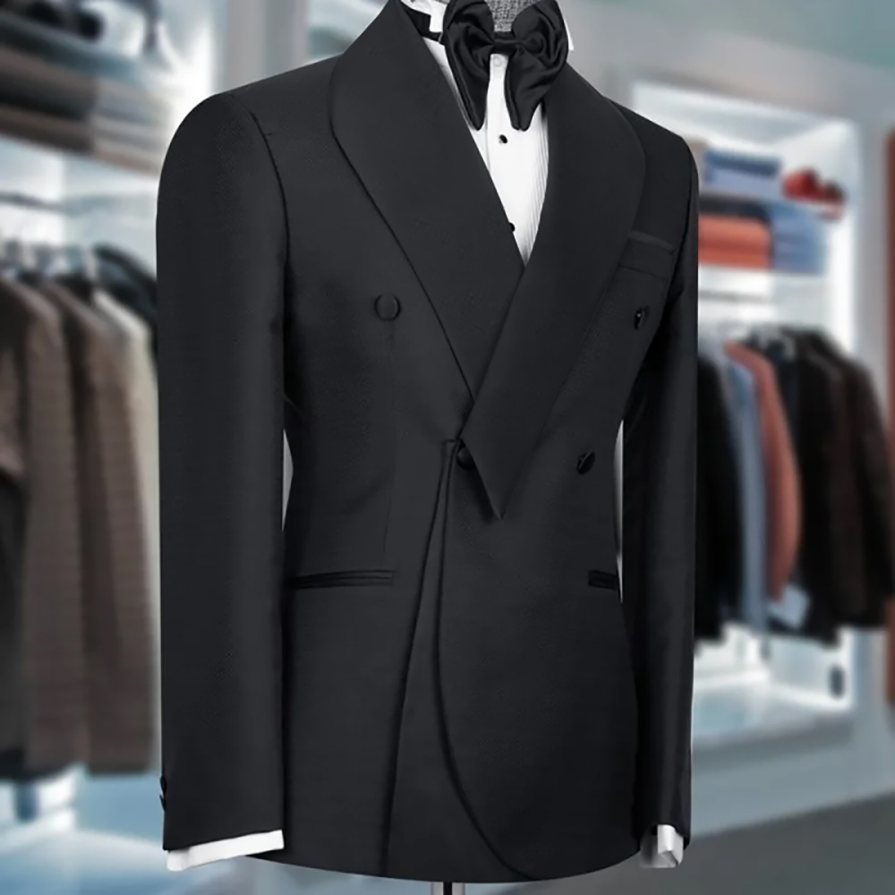 Black Suits For Men Shawl Lape - Men Formal Wear Wedding review and price