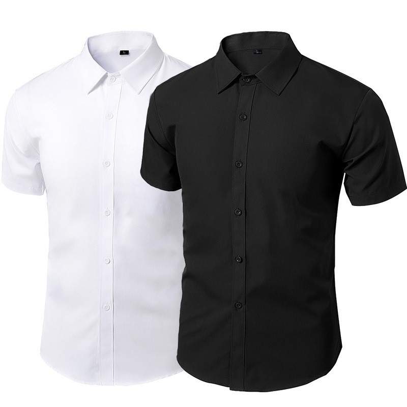 Black Cotton Formal Dress Shir - Men Formal Wear All Black review and price