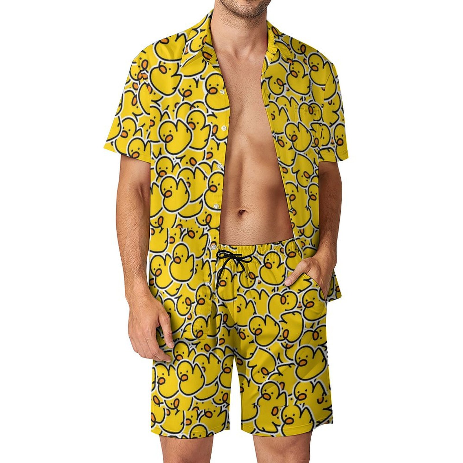 Summer Yellow Rubber Duck 3D P - Men'S Formal Beach Wear review and price