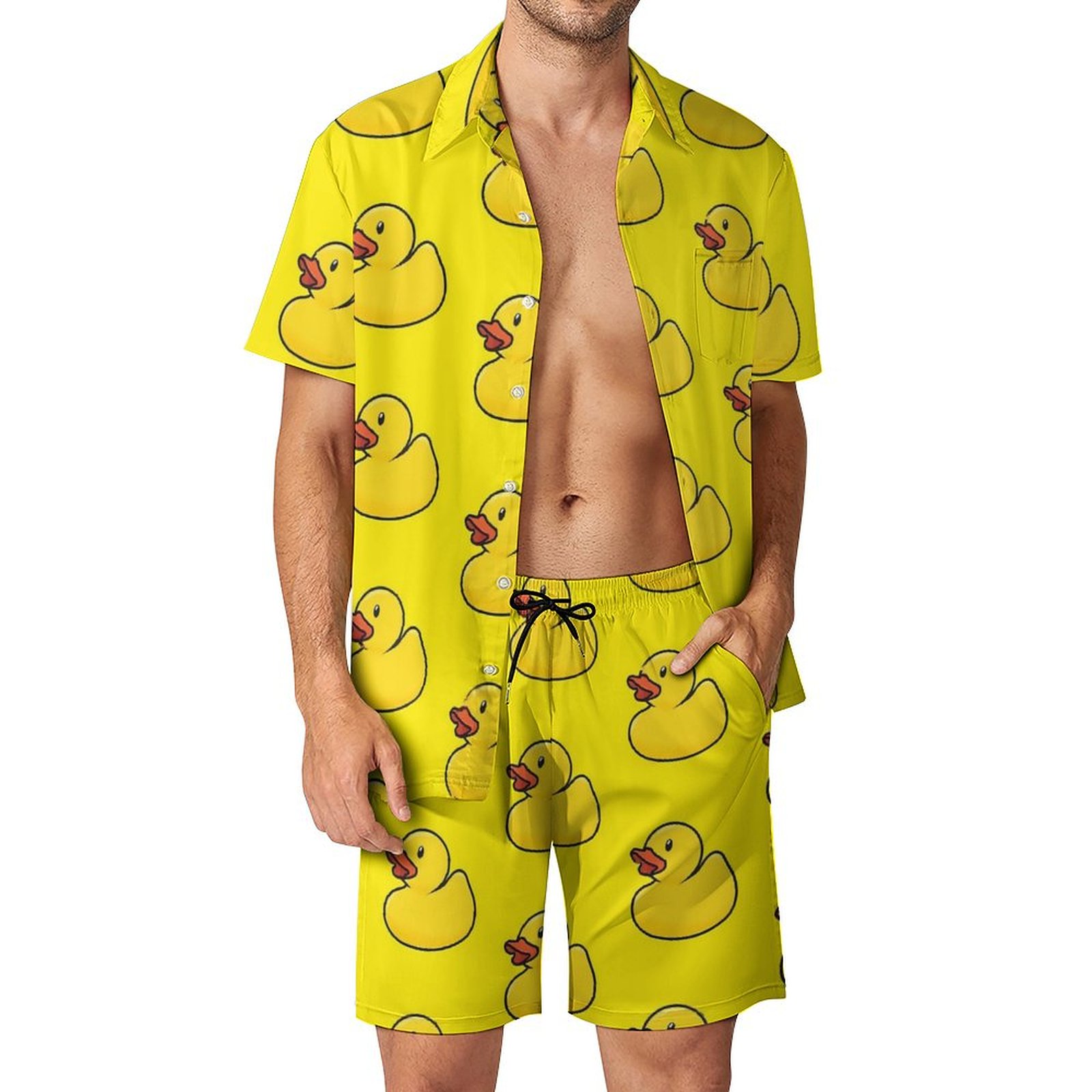 Summer Yellow Rubber Duck 3D P - Men'S Formal Beach Wear review and price