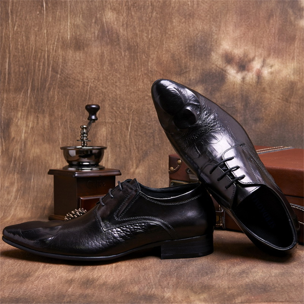 Cowhide Embossed Crocodile Pat - Men'S Formal Style review and price
