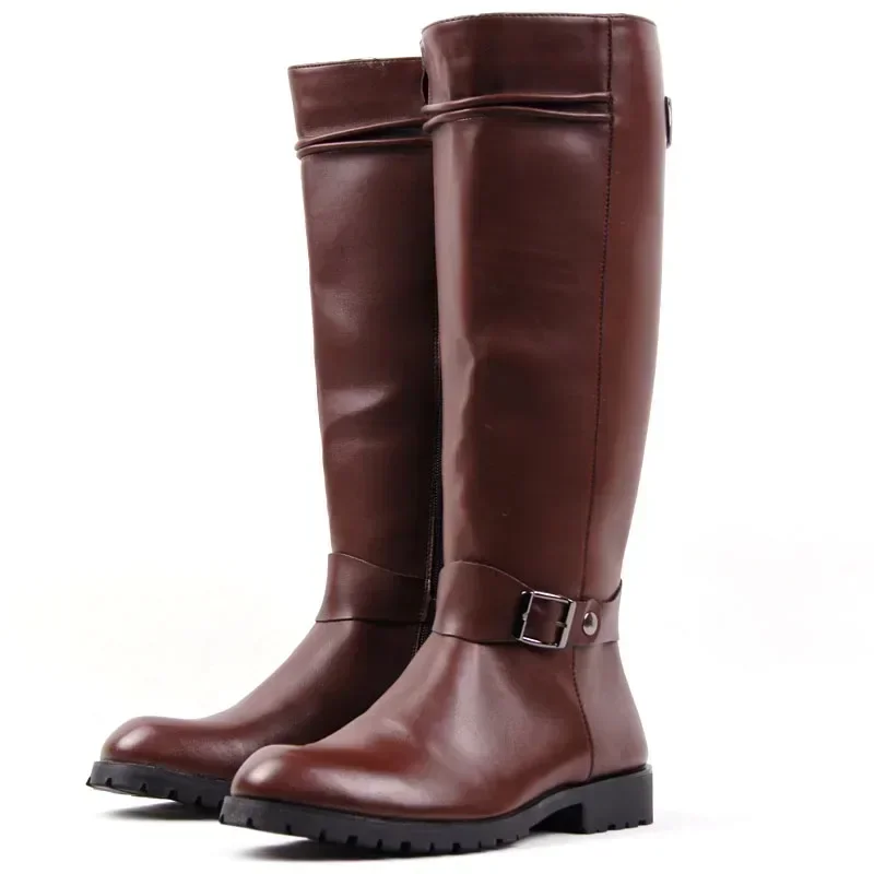 Plus Size 37-46 Top Quality Pu - Men Formal Wear With Boots review and price