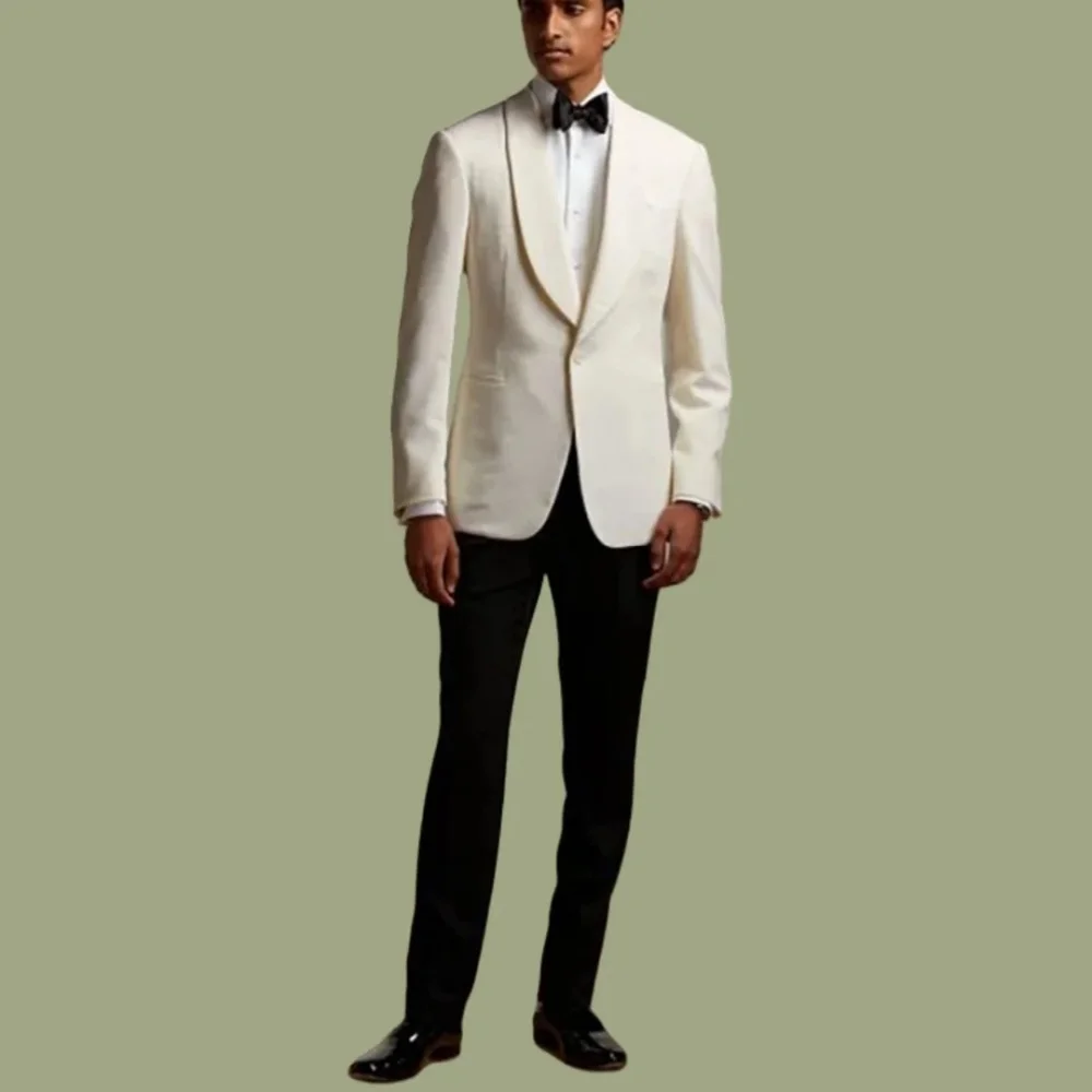 Men's Business Suit Ivory Whit - Men'S Formal Beach Wear review and price